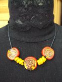 Collier en pÃ¢te Fimo 7