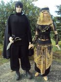 Emir noir et orientale noire dorée