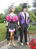Homme et femme cabaret
