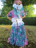 Costume oriental turquoise - violine