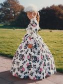Crinoline fleurie