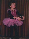 Danseuse noire et rose