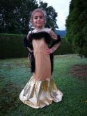 Robe 1900 dorée fillette