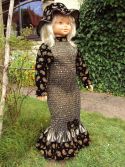 Robe 1900 dorée