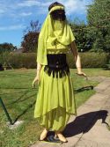 Robe orientale verte