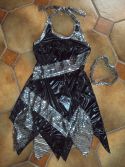 Robe noire et argentÃ©e enfant