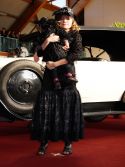 Robe 1900 noire et argent et robe chic noire enfant