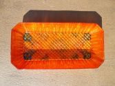 Plat rectangle orange