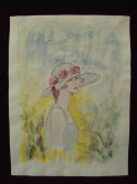 Femme Ã  chapeaux