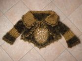 Tricot noir et dorÃ©